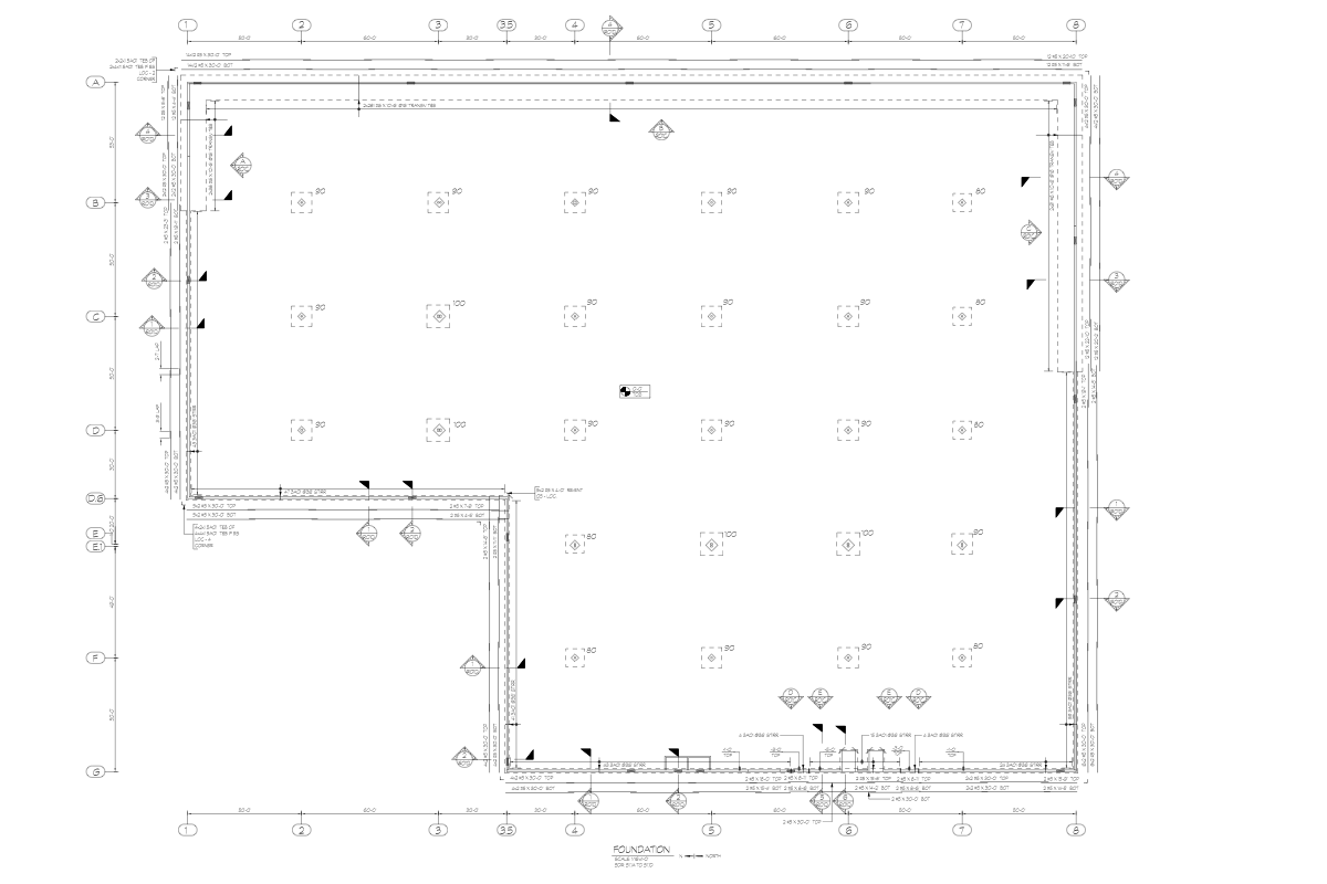 Area G6 Foundation - Rebar Detailing
